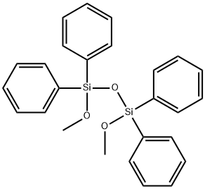 1,3-二甲氧基-1,1,3,3-四苯基二硅氧烷 结构式
