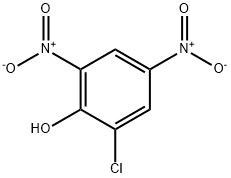 2-氯-4,6-二硝基苯酚 结构式