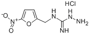 1-(5-硝基亚糠基)氨基盐酸胍 结构式