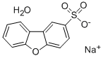 水合2-二苯并呋喃磺酸钠 结构式