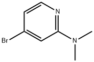 4-溴-N,N-二甲基吡啶-2-胺 结构式