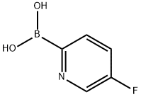 (5-氟吡啶-2-基)硼酸 结构式