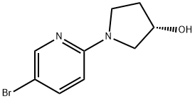 (S)-1-(5-溴-吡啶-2-基)-吡咯烷-3-醇 结构式