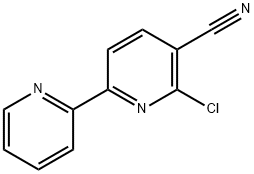 6-chloro-2,2'-bipyridine-5-carbonitrile 结构式