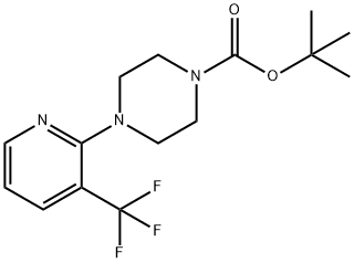 1-BOC-4-(3-甲基-2-吡啶基)哌嗪 结构式