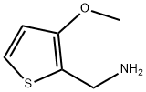 (3-甲氧基噻吩-2-基)甲胺 结构式