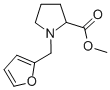 METHYL 1-(2-FURYLMETHYL)PYRROLIDINE-2-CARBOXYLATE 结构式