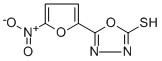 5-(5-硝基呋喃-2-基)-1,3,4-噁二唑-2(3H)-硫酮 结构式