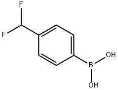 4-二氟甲基苯硼酸 结构式