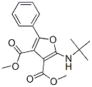 3,4-Furandicarboxylic  acid,  2-[(1,1-dimethylethyl)amino]-5-phenyl-,  3,4-dimethyl  ester 结构式