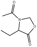 5-Oxazolidinone, 3-acetyl-4-ethyl- (9CI) 结构式