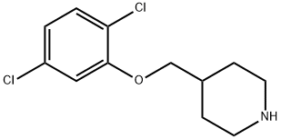4-[(2,5-DICHLOROPHENOXY)METHYL]PIPERIDINE 结构式