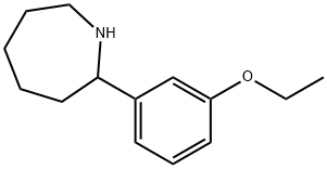 2-(3-ETHOXY-PHENYL)-AZEPANE 结构式