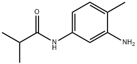 N-(3-氨基-4-甲基苯基)-2-甲基丙酰胺 结构式