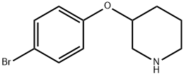 3-(4-BROMOPHENOXY)PIPERIDINE 结构式