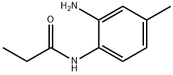 N-(2-AMINO-4-METHYLPHENYL)PROPANAMIDE 结构式