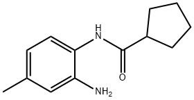 N-(2-AMINO-4-METHYLPHENYL)CYCLOPENTANECARBOXAMIDE 结构式