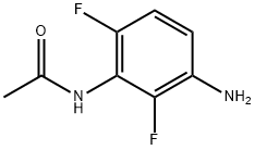 N-(3-氨基-2,6-二氟苯基)乙酰胺 结构式