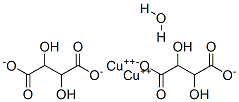 酒石酸铜(II)水合物 结构式