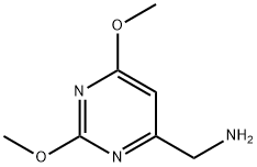 (2,6-二甲氧基嘧啶-4-基)甲胺 结构式