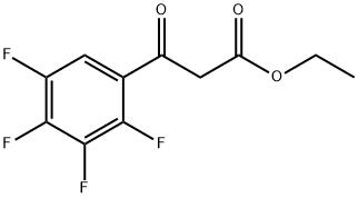 2,3,4,5-四氟苯甲酰乙酸乙酯 结构式