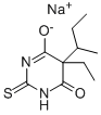硫仲丁比妥钠盐 结构式