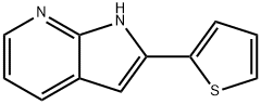 1H-Pyrrolo[2,3-b]pyridine, 2-(2-thienyl)- 结构式