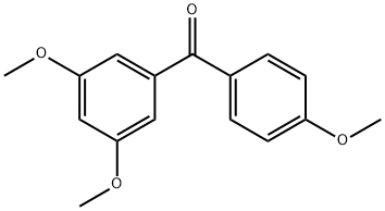 (3,5-DIMETHOXYPHENYL)(4-METHOXYPHENYL)-METHANONE 结构式