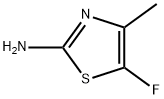 5-氟-4-甲基-1,3-噻唑-2-胺 结构式