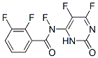 pentafluorobenzoylcytosine 结构式