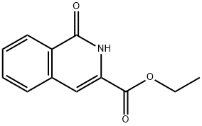 1-氧代-1,2-二氢异喹啉-3-甲酸乙酯 结构式