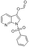 1-苯磺酰基-3-甲酸-1H-吡咯并[2,3-B]吡啶-3-醇 结构式