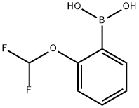 邻二氟甲氧基苯硼酸 结构式