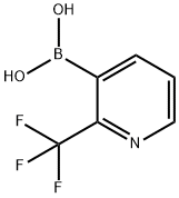 2-(TRIFLUOROMETHYL)PYRIDINE-3-BORONIC ACID 结构式