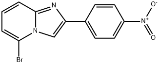 5-Bromo-2-(4-nitro-phenyl)-imidazo[1,2-a]pyridine 结构式