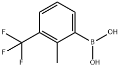 2-甲基-3-三氟甲基苯硼酸 结构式