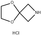 5,8-二氧杂-2-氮杂螺[3.4]辛烷盐酸盐 结构式