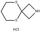 5,9-Dithia-2-aza-spiro[3.5]nonane, hydrochloride 结构式