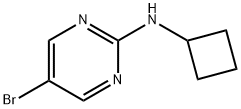 5-Bromo-2-(cyclobutylamino)-pyrimidine
 结构式