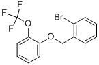 1-Bromo-2-((2-(trifluoromethoxy)phenoxy)methyl)benzene
 结构式