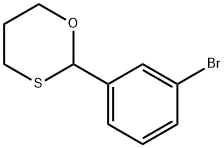 2-(3-Bromo-phenyl)-[1,3]oxathiane 结构式