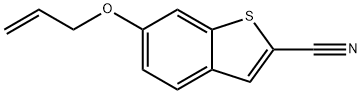 6-(allyloxy)benzo[b]thiophene-2-carbonitrile 结构式