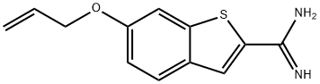 6-(allyloxy)benzo[b]thiophene-2-carboxiMidaMide 结构式