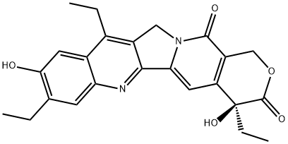 7,11-二乙基-10-羟基喜树碱 结构式