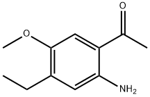 Ethanone,1-(2-amino-4-ethyl-5-methoxyphenyl)- 结构式