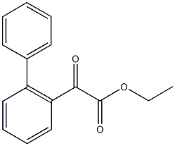 2-([1,1'-联苯]-2-基)-2-氧代乙酸乙酯 结构式