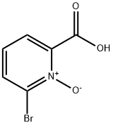 2-溴吡啶-6-羧酸-1-氧化物 结构式