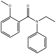 N-乙基-2-甲氧基-N-苯基苯甲酰胺 结构式