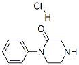 1-苯基-2-哌嗪酮盐酸盐 结构式