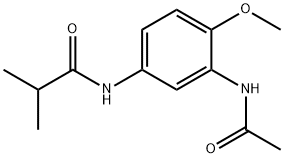 Propanamide,  N-[3-(acetylamino)-4-methoxyphenyl]-2-methyl- 结构式